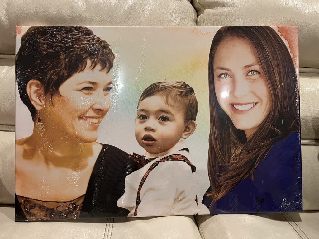 Picture of mom, me and brody